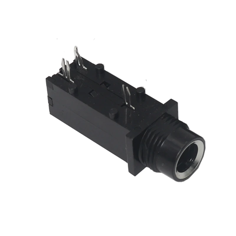 【10-2 шт.】PJ-309 6,35 мм аудиоразъем 3-контактный стерео аудио разъем для микрофона, сварочная линия для микрофона, разъем с двойной дорожкой