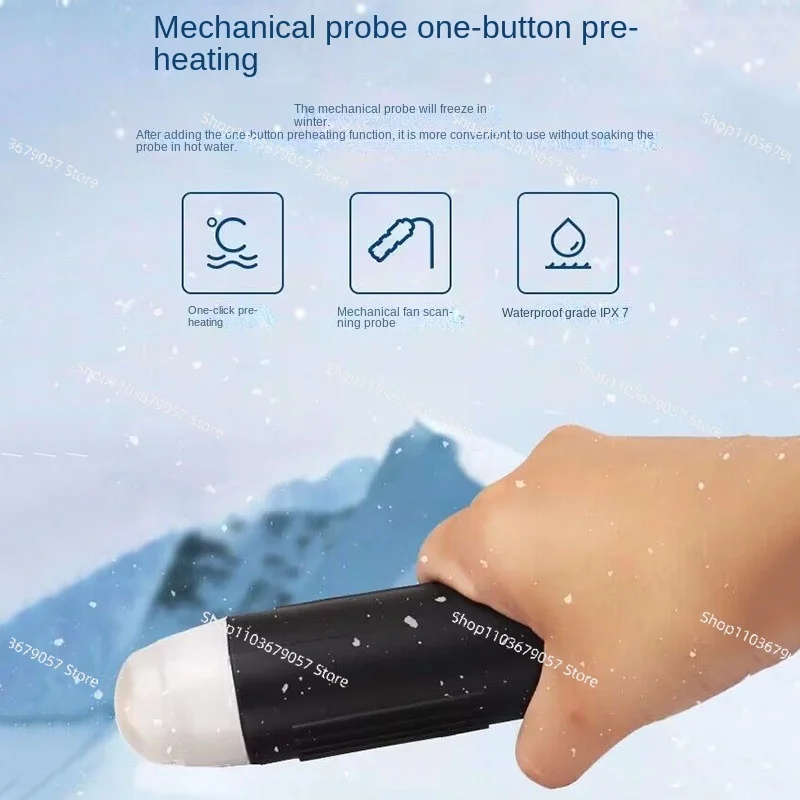 Тест для крупного рогатого скота 5 6-дюймовый экран ветеринарный ультразвуковой