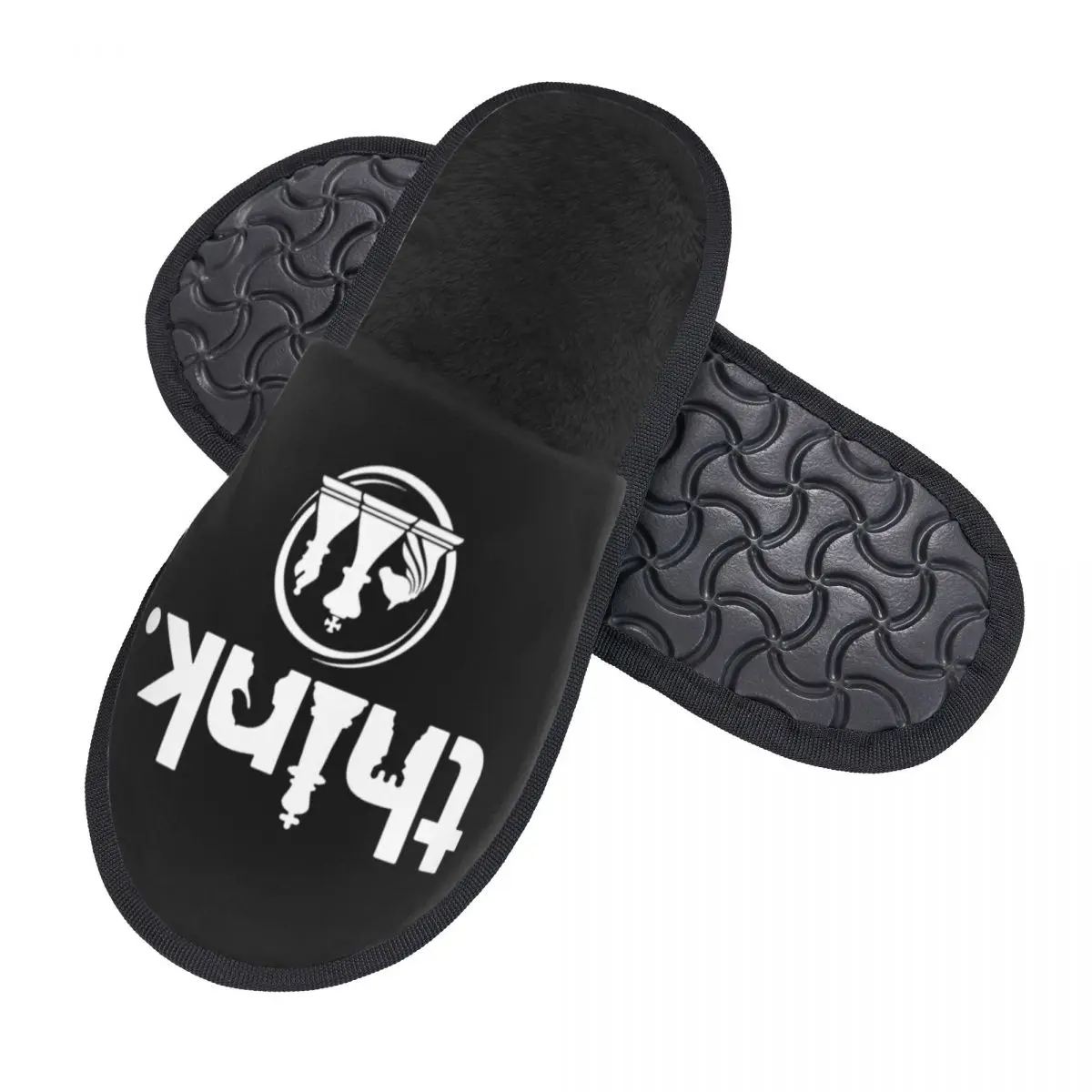 Тапочки для гостей с шахматными мотивами ванной комнаты женские домашние