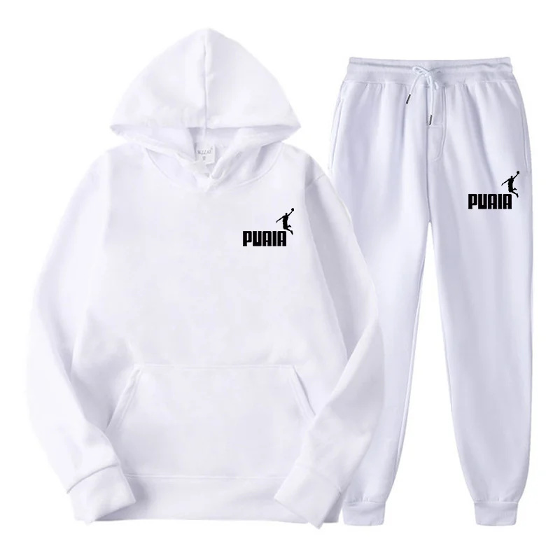

Solid Color Men's Women's die Jacket Fashion Street Casual Sets Autumn Winter Fleece Sportswear + Pants Multicolor Suit