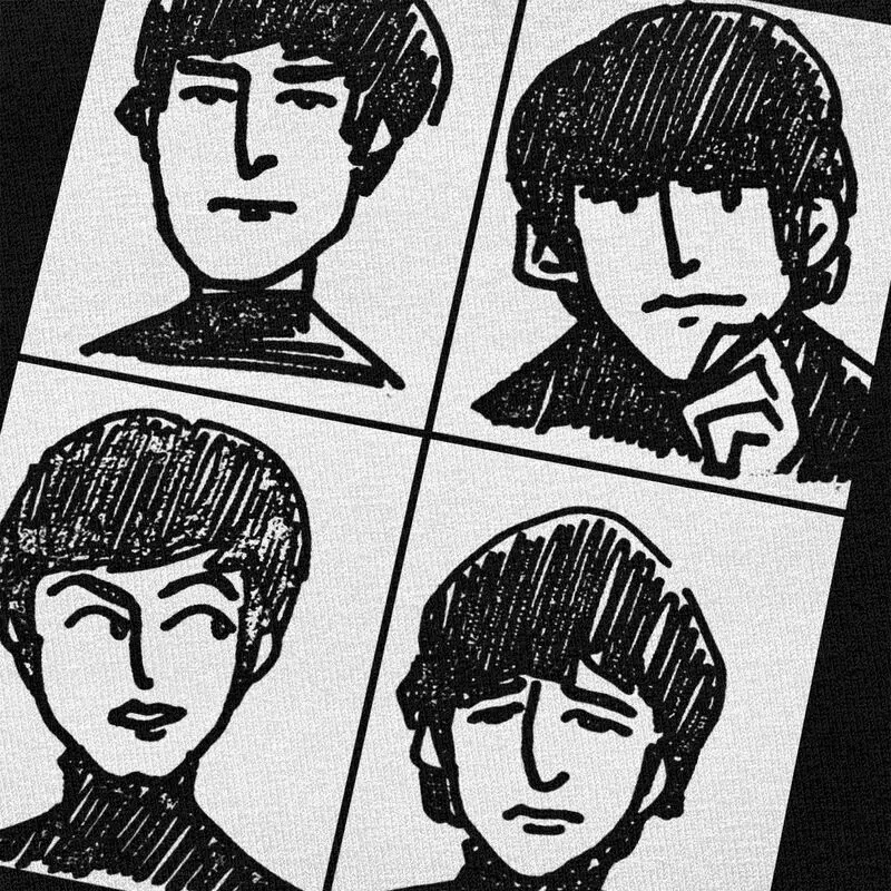 Фото Футболки на заказ Heavy Metal Rock The Beatle для мужчин, футболка с короткими рукавами для отдыха, крутые футболки, облегающие футболки из чистого хлопка, подарок №4