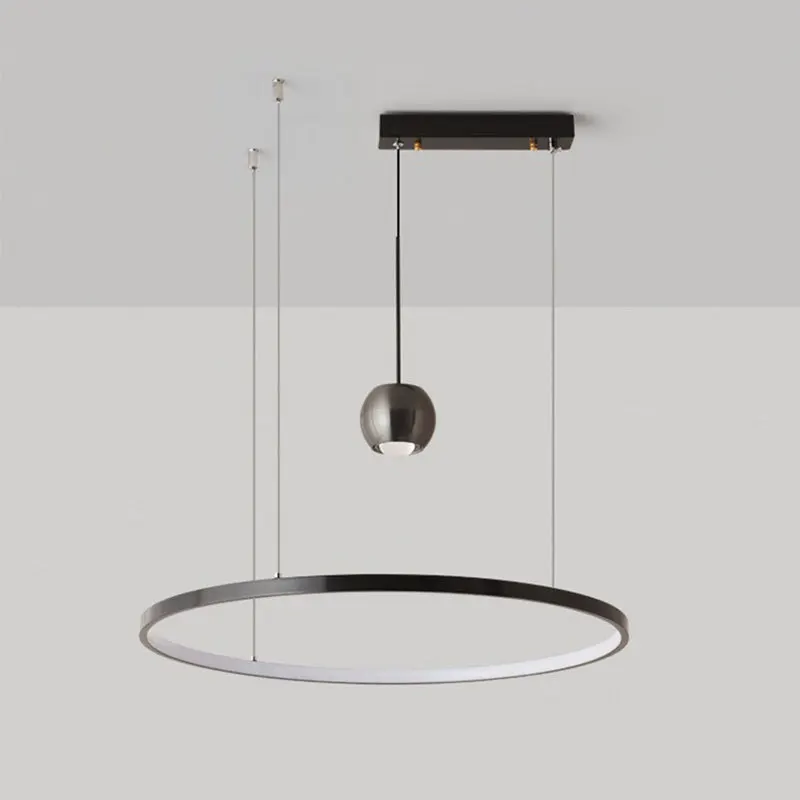

Led Pendant Lights Minimalist Copper Hanglamp For Living Room Bedroom Study Loft Decor Lighting Modern Home Luminaire Suspension