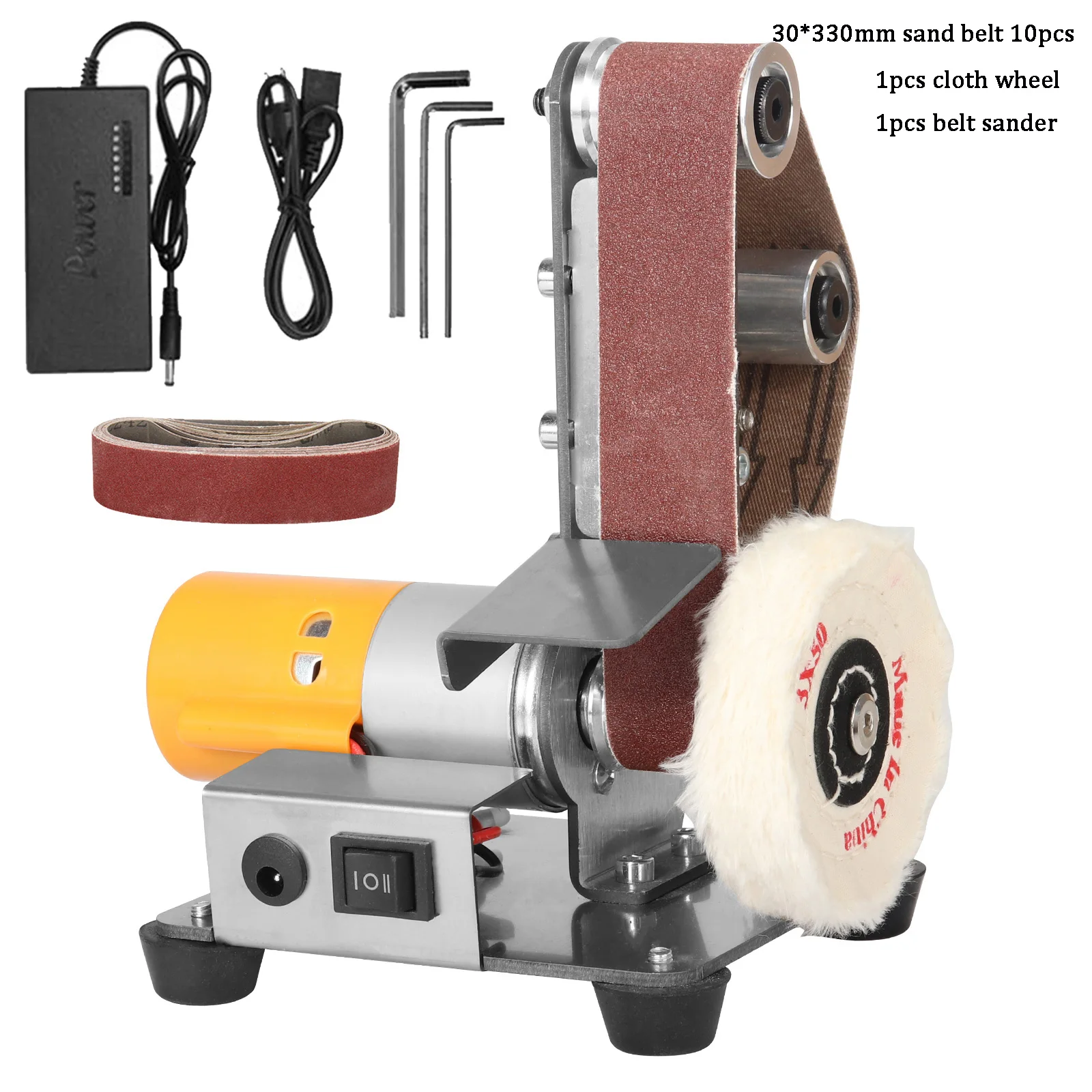 Электрическая ленточная шлифовальная машинка NuoDunco