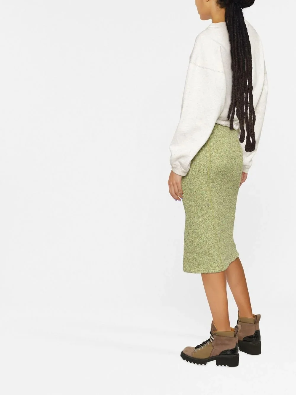 

2023 Winter New Women Bust Pattern Printing O-Neck Loose Pullovers Hem Drawstring Casaul 100% Cotton Sweatshirts