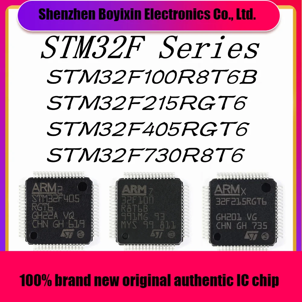 

STM32F730R8T6 QFP64 STM32F405RGT6 STM32F215RGT6 STM32F100R8T6B QFP LQFP 32F405RGT6 STM32F RGT6 chip IC novo e original