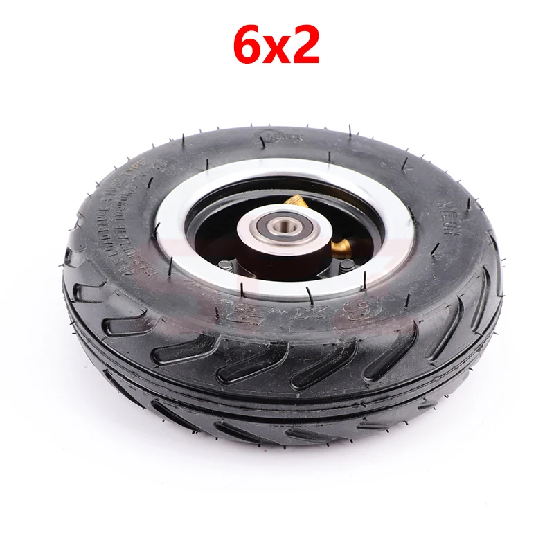 

6 inch 6X2 Wheels set or Tire or Inner Tube Electric Scooter Wheel Chair Truck Use 6" Tire Tyre F0 Pneumatic Trolley Cart