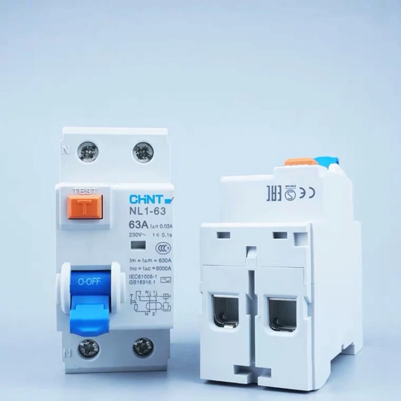 Электромагнитный прерыватель дифференциального тока CHINT 1P + N RCCB RCD 30 мА защита от