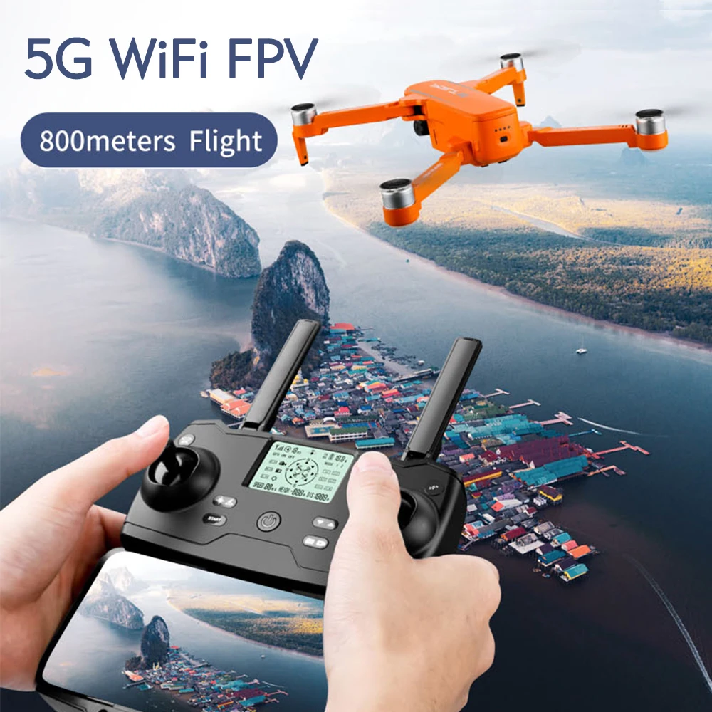 

JJRC X17 GPS 5G WiFi FPV с 6K ESC HD-камерой 2-осевой карданный оптический поток позиционирование бесщеточный складной Дрон