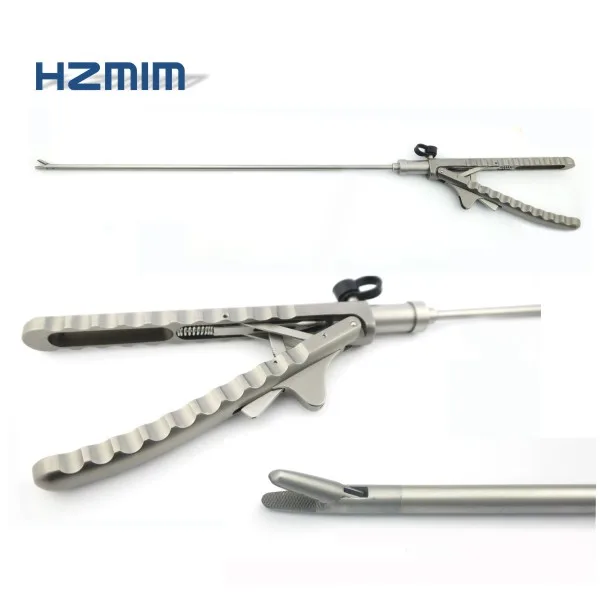 

V type laparoscopic needle holder, curved needle holder forceps
