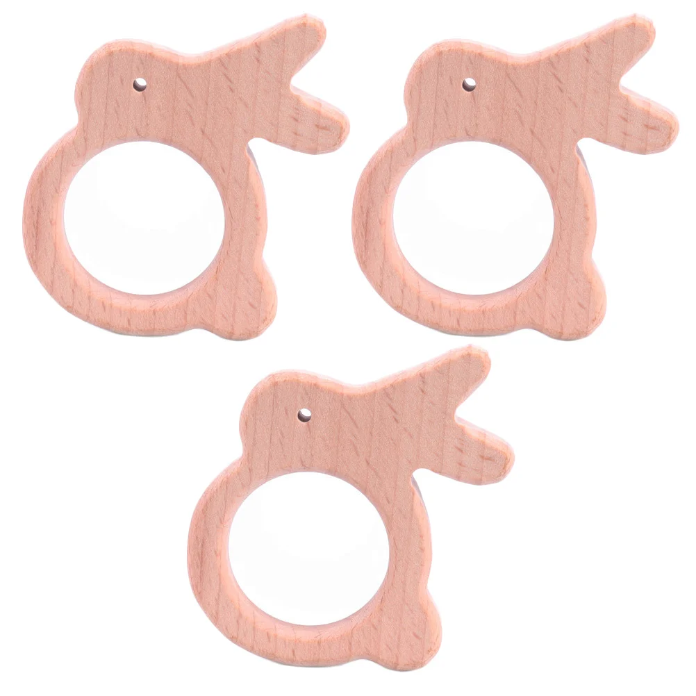 

3Pcs Teether Portable Safe Premium Baby Teething Teeth Grinding for Baby Infant