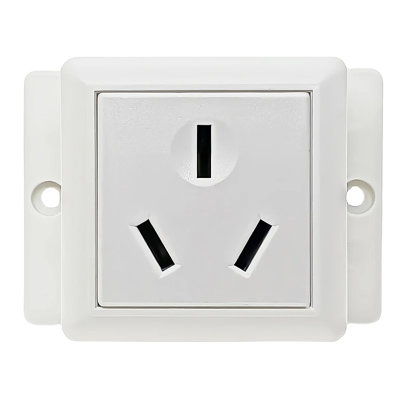 Выпуклый тип 1 gang AU NZ China Socket поверхностного монтажа для сверхмощного переменного тока 250 в 16 А