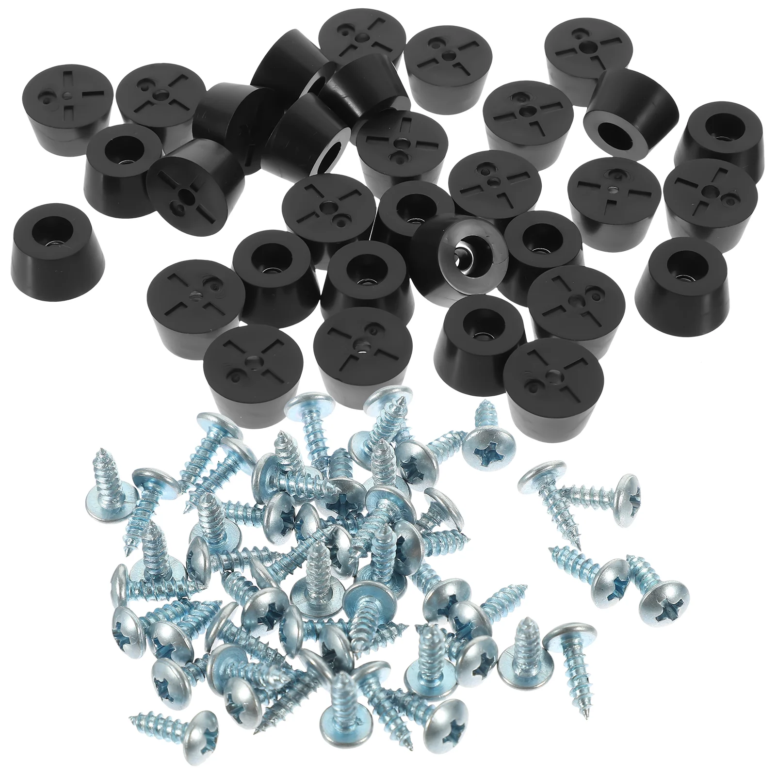 

60 Pcs Furniture Heightening Pads Rubber Chair Feet Covers Foot Sofa Protectors Leg Table