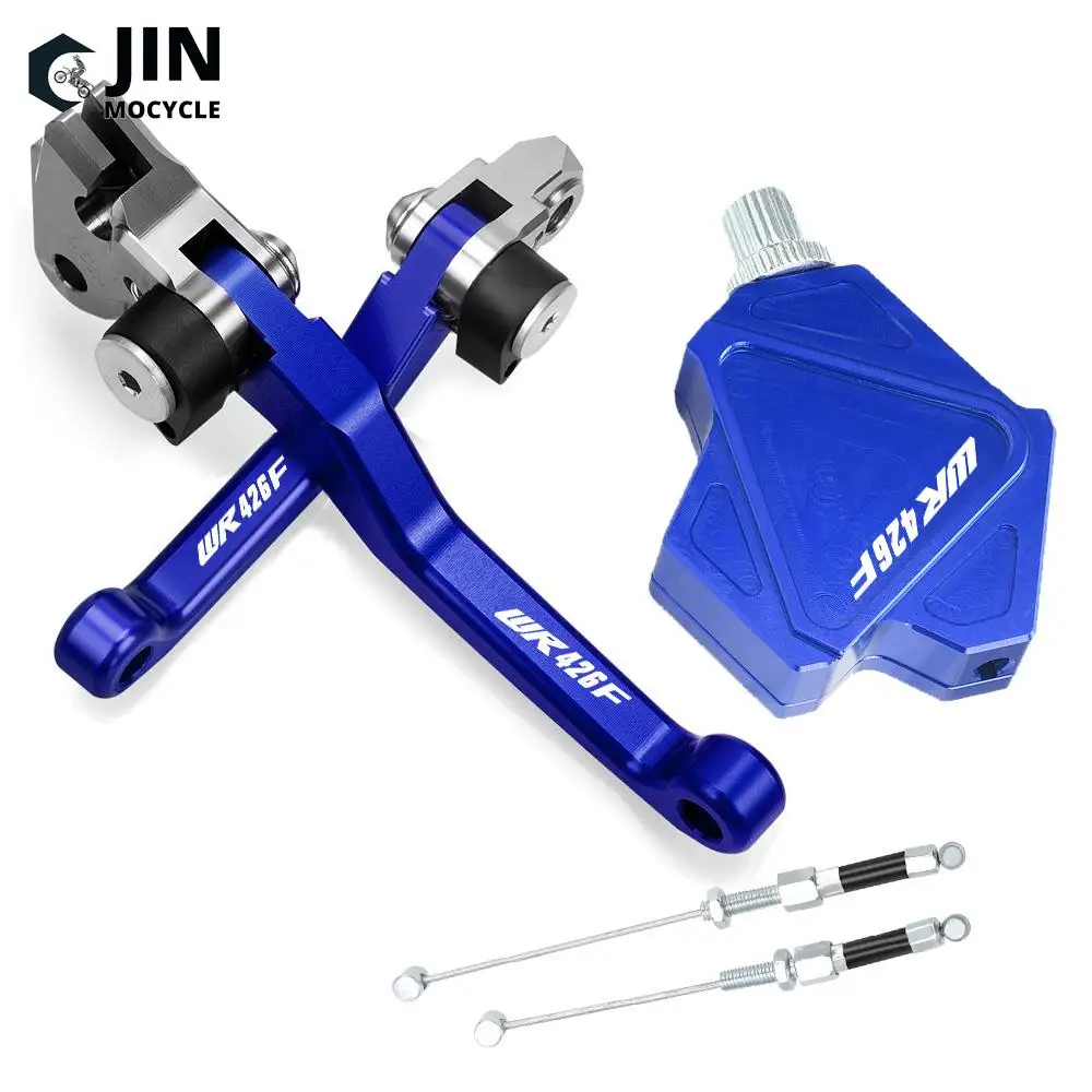 

For YAMAHA WR426F WR 426F 2001 2002 Motorcross Accessories CNC Stunt Clutch Lever Easy Pull Cable System Brake Clutch Levers