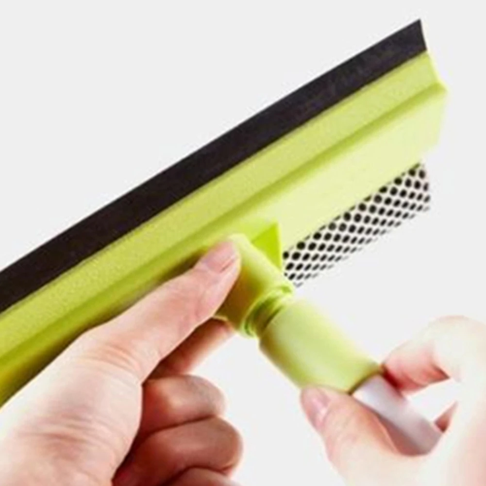 Двустороннее средство для очистки оконных стекол с регулируемой длинной ручкой -