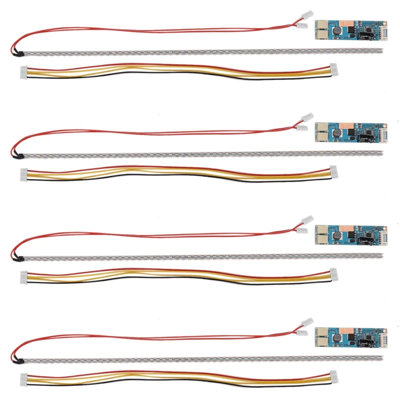 

4Pcs 355Mm LED Backlight Strip Kit For Update CCFL LCD Screen To Monitor