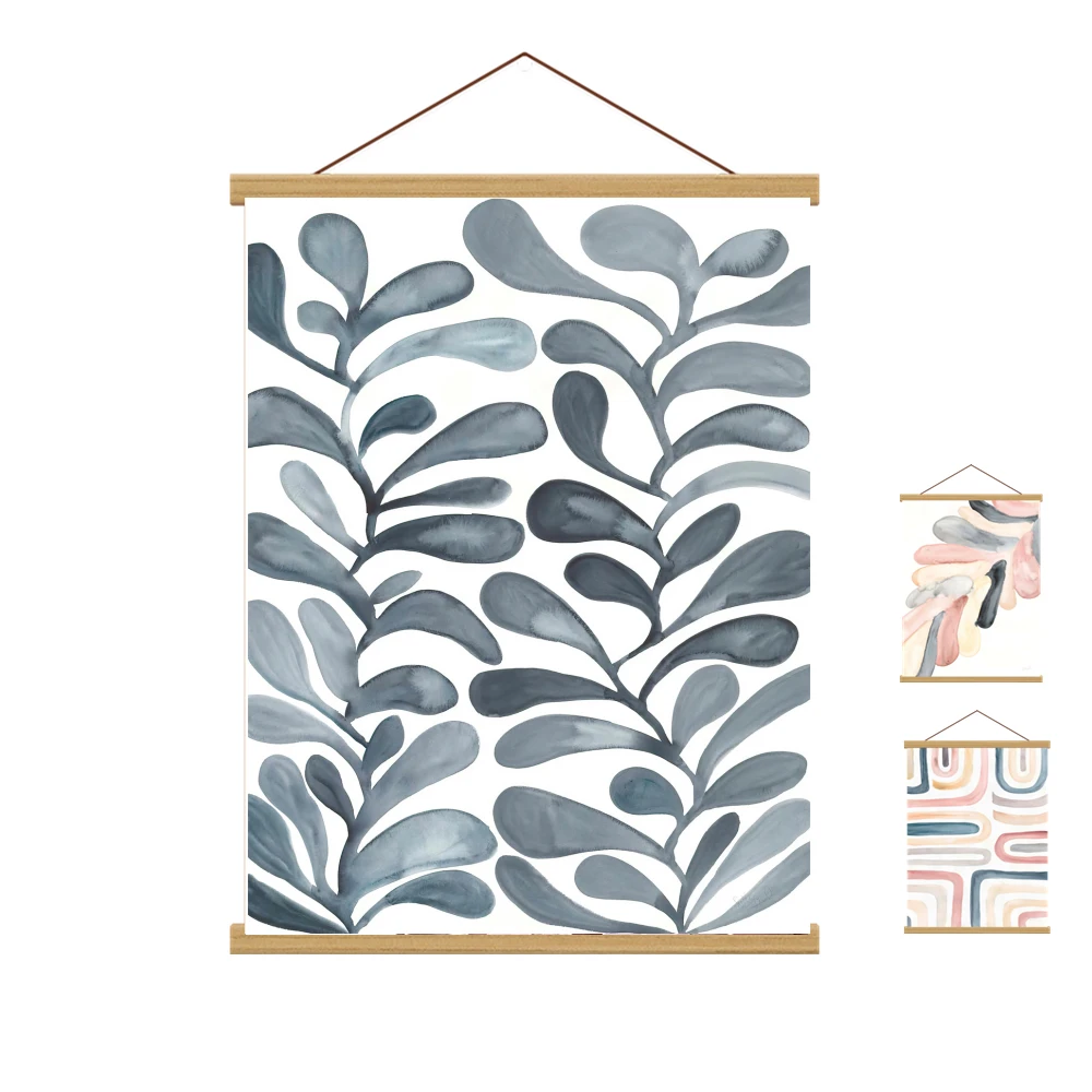 

42 MATISSE Canvas Poster Pictures for Living Room Home Decor Painting Wall Art with Solid Wood Hanging Scroll