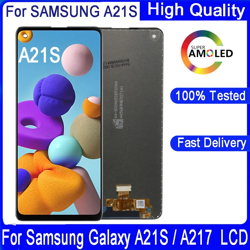 

6.5" ORIGINAL LCD For SAMSUNG Galaxy A21s A217 Display Touch Screen Digitizer Assembl SM-A217 A217F A217DS