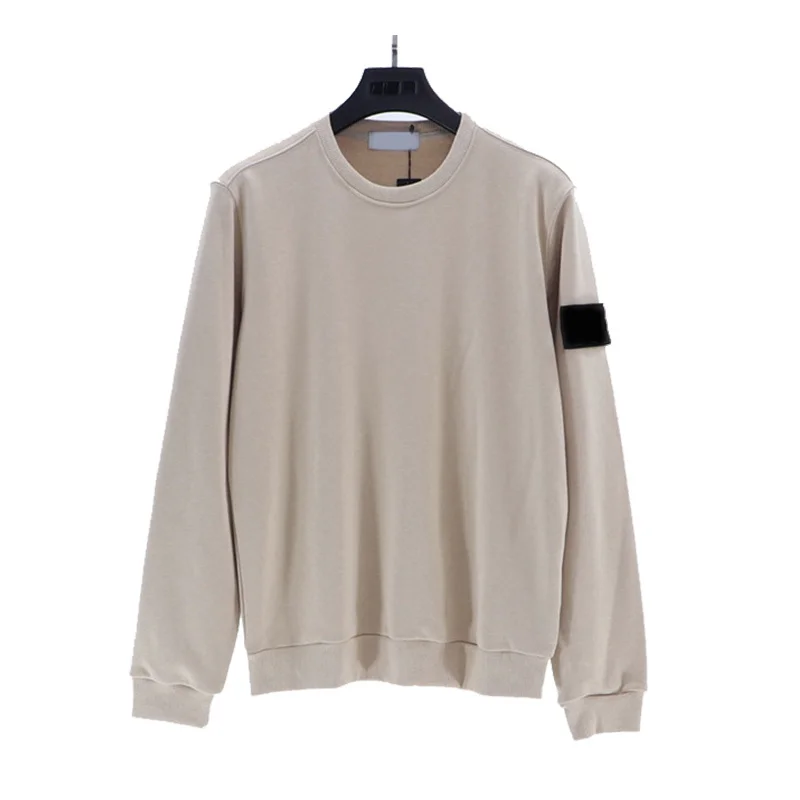 

Men Neck 2023 Round Women Solid Color Stone Hoodie Sweater Spring Autumn Clothes Loose Sleeve Label Pullovers Free Shipping