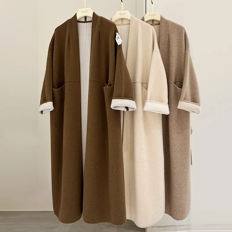 Рисунок 2 - Женское двустороннее кашемировое трикотажное пальто