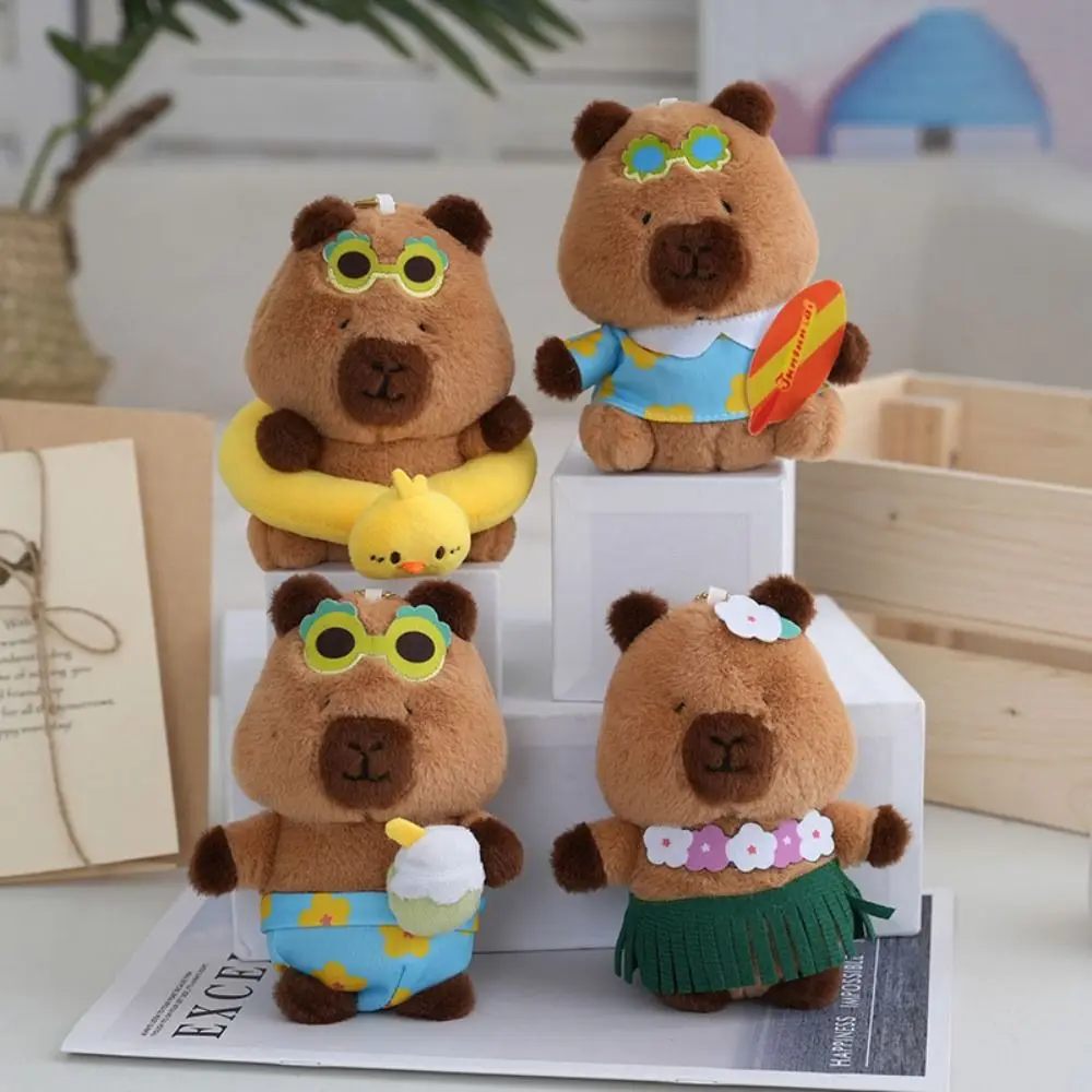 Кавайная мультяшная капибара искусственная плавающая плюшевая кукла Сумка с