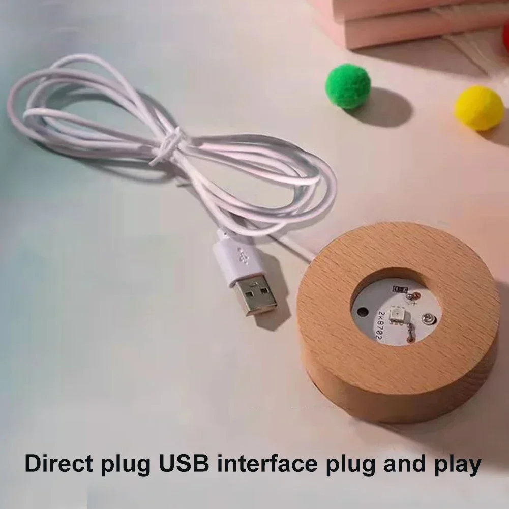 Галактический Хрустальный Шар Светодиодный Ночник С Usb 3d Планетой Лунная Лампа
