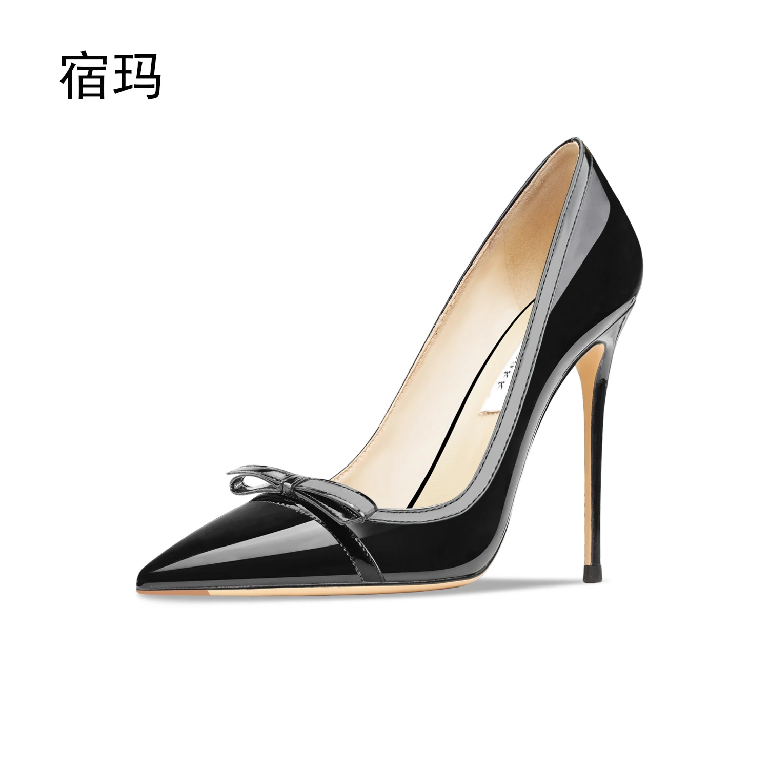High Heels For Women 2023 New Bowknot Women's Heels Stiletto Pointed Toe Pumps Dress Club Prom Party Shoes Woman Ladies Shoes
