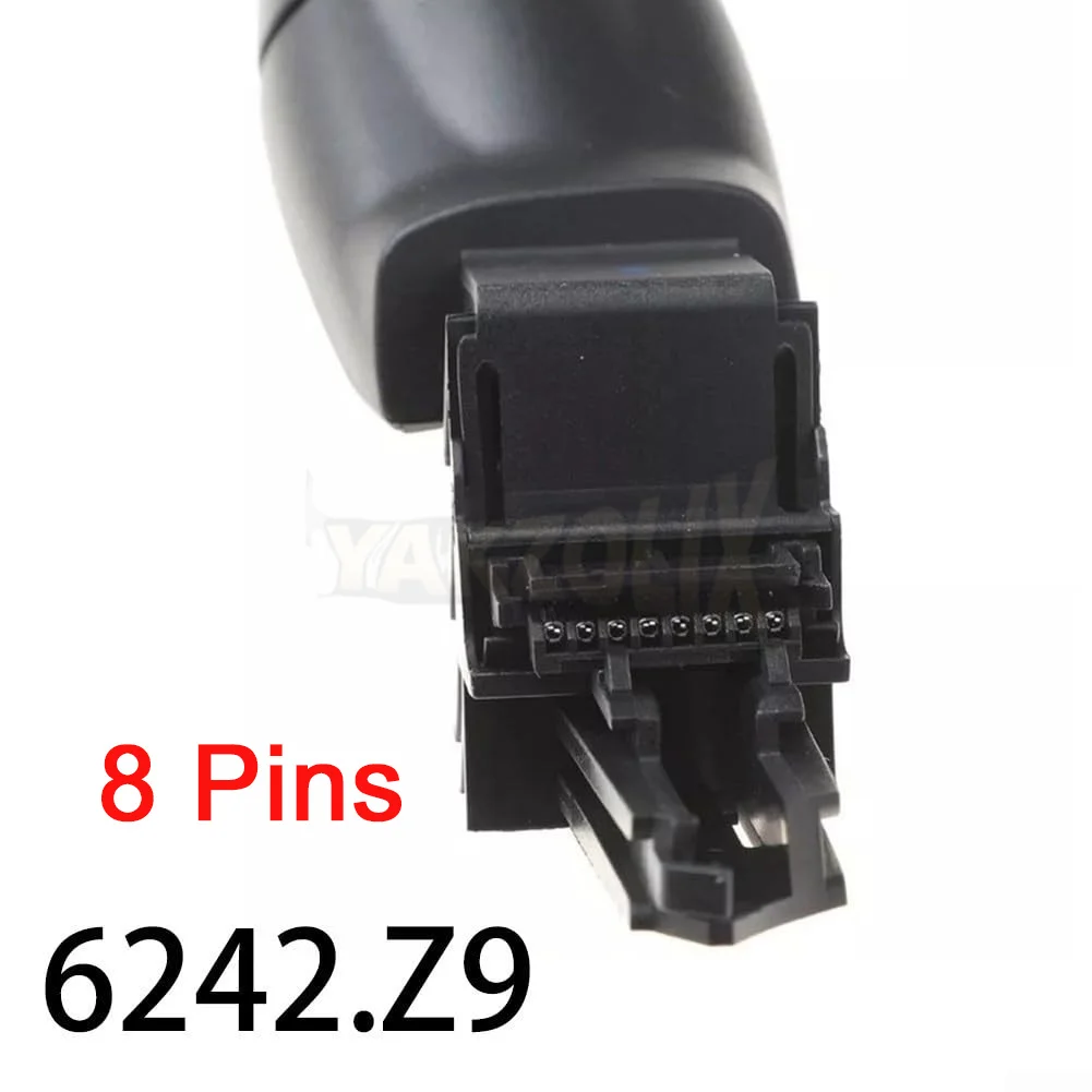 Фото Для Peugeot 206 207 301 307 308 406 3008, Citroen C5: рычаг управления круиз-контролем, кнопка ограничения скорости 6242Z8 6242.Z8 6242Z9 6242.Z9 №4
