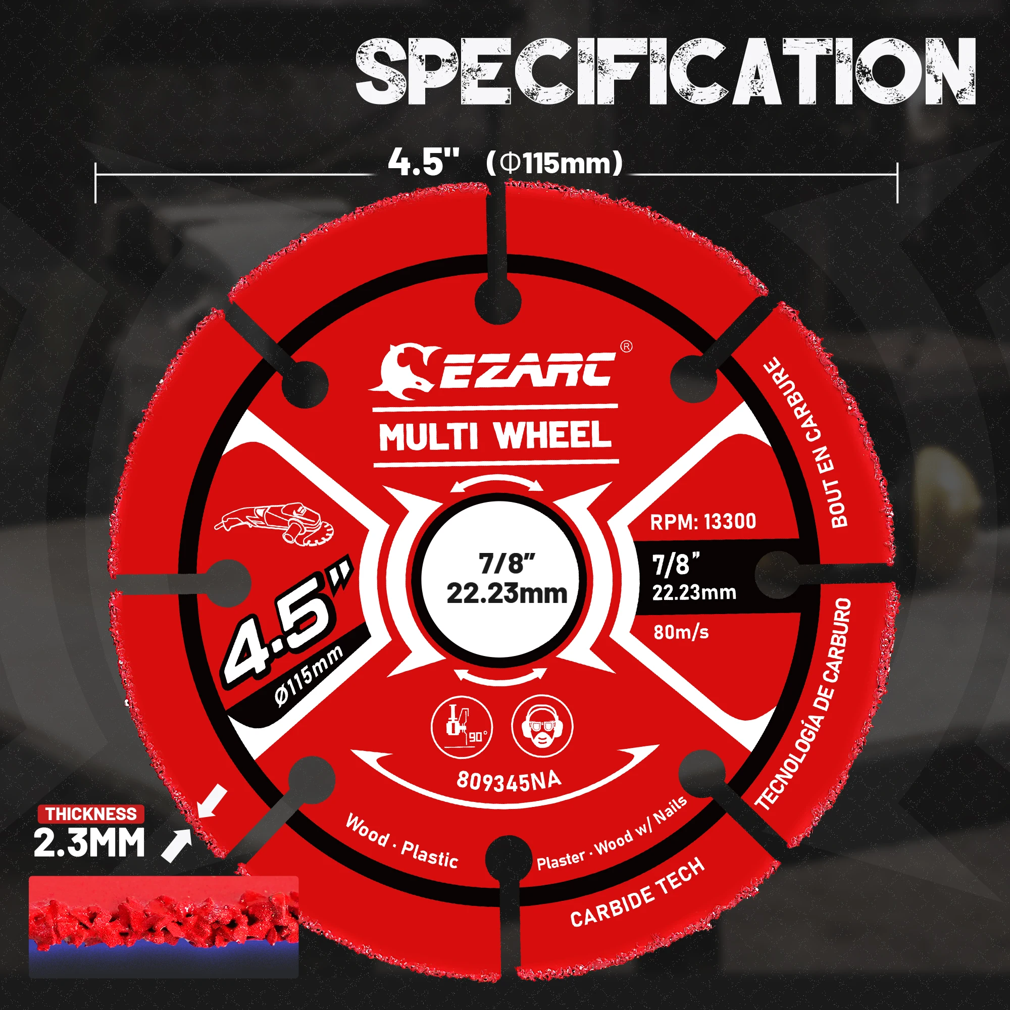 Отрезные диски EZARC 4 5 дюйма/115 мм