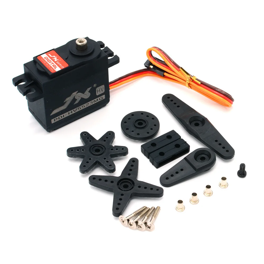 

Mechanical Dog Steering Gear PDI-HV5523MG 23KG Digital Metal Gear Model Airplane Iron Core Steering Gear JX