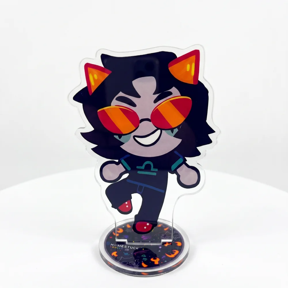 Фото Брелок-подставка из акрила 10 см по игре Homestuck: Каркат, Вантас, Терези, Пироп, Вриска, Серкет, Гамзее, Макара, Каная. Декор для стола, подарок для фанатов. №2