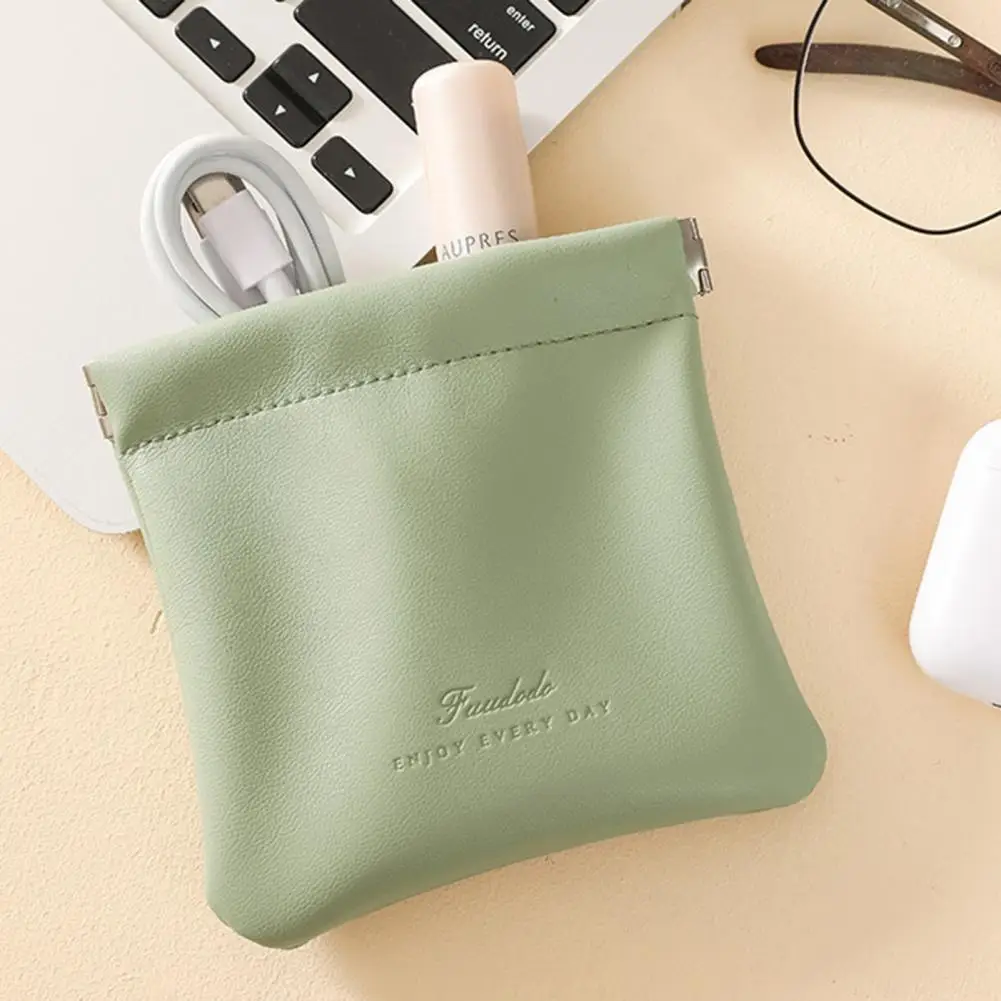 

automatic closing convenient All Match Dust-proof Keep Tidy Cable Storage Bag Storage Pouch for Women