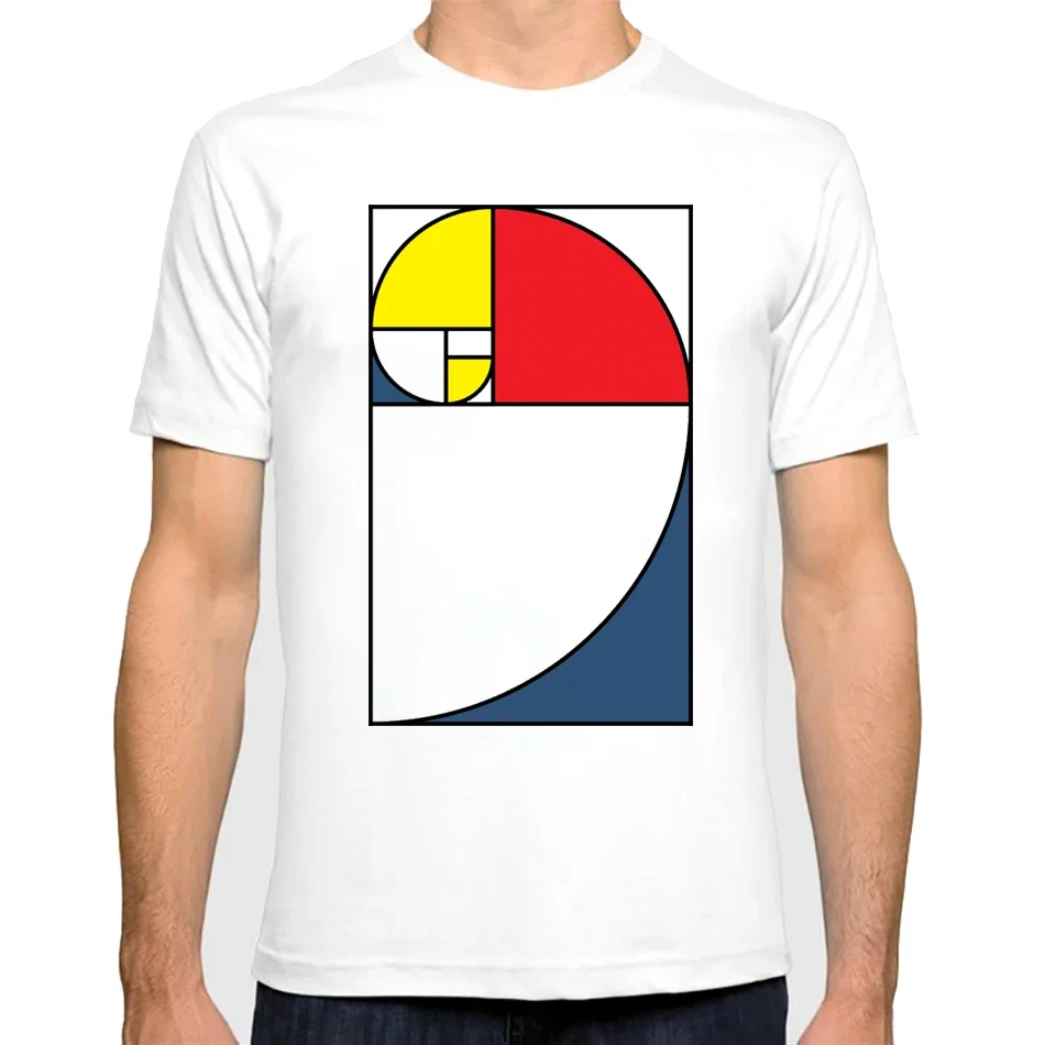 Футболка PEDRAZA мужская белая хлопковая с геометрическим рисунком