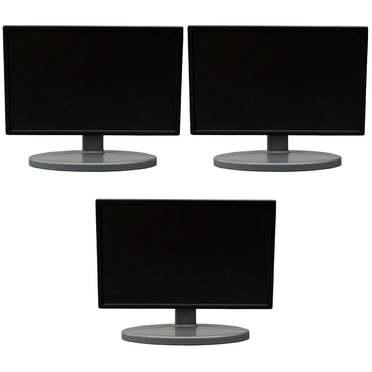 

3pcs Mini Simulation Furniture Television Model Miniature Accessory