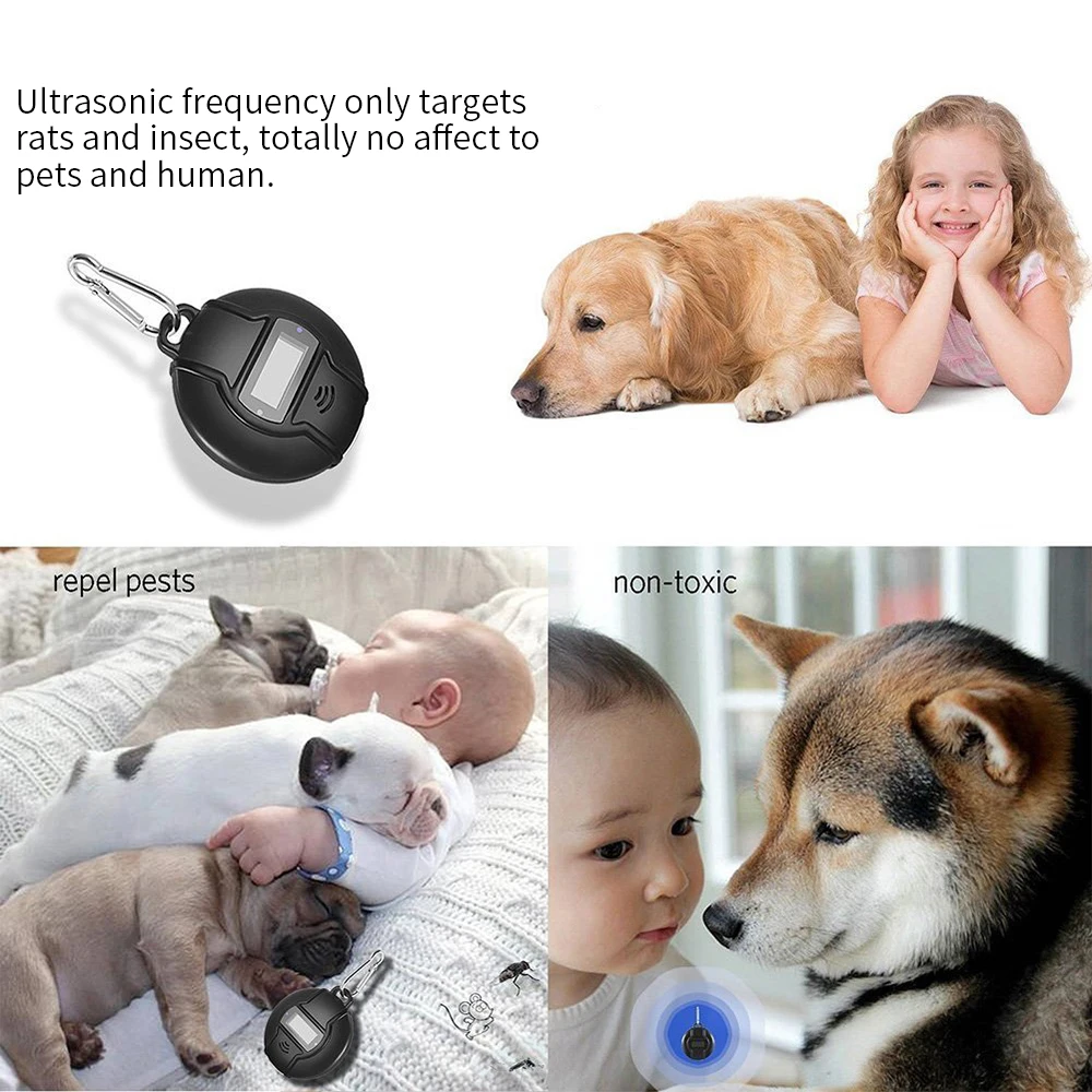 Портативный ультразвуковой репеллент от вредителей на солнечной энергии