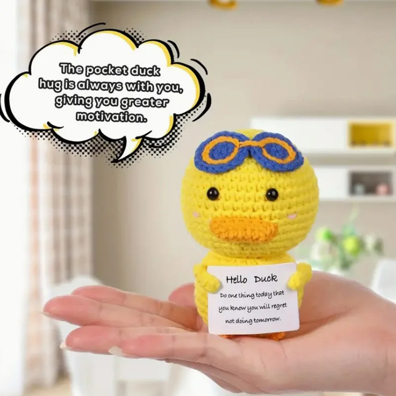 Новинка плюшевая шерстяная мини-карманка для объятий положительной энергией с