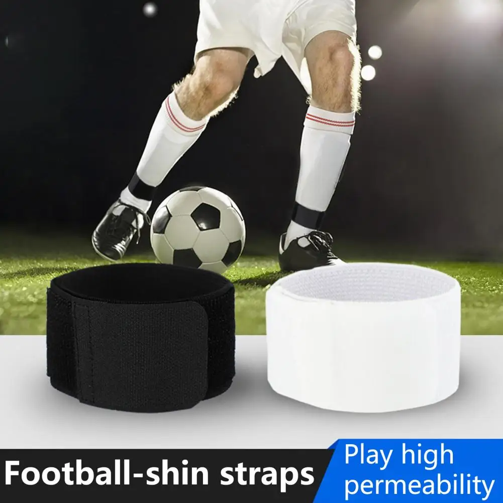 

1 Pair Shin Guard Straps Soccer Shin Guard Fixed Bandage Adjustable Protective Youth Soccer Shin Guard Straps for Kicking Ball