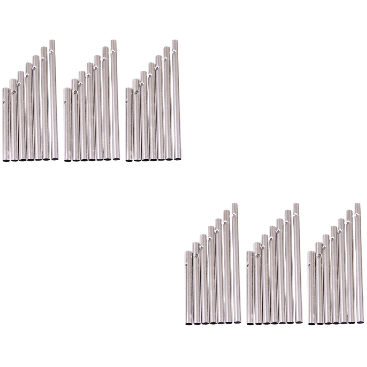 

42 PCS Different Length Wind Chime Tubes DIY Aluminium Tone Empty Tubes Pipe