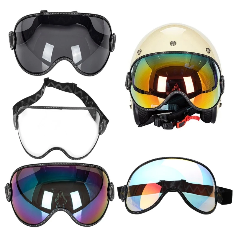 SZYU шлем ветрозащитный щиток линзы с UV400 для защиты велосипедный ретро козырек