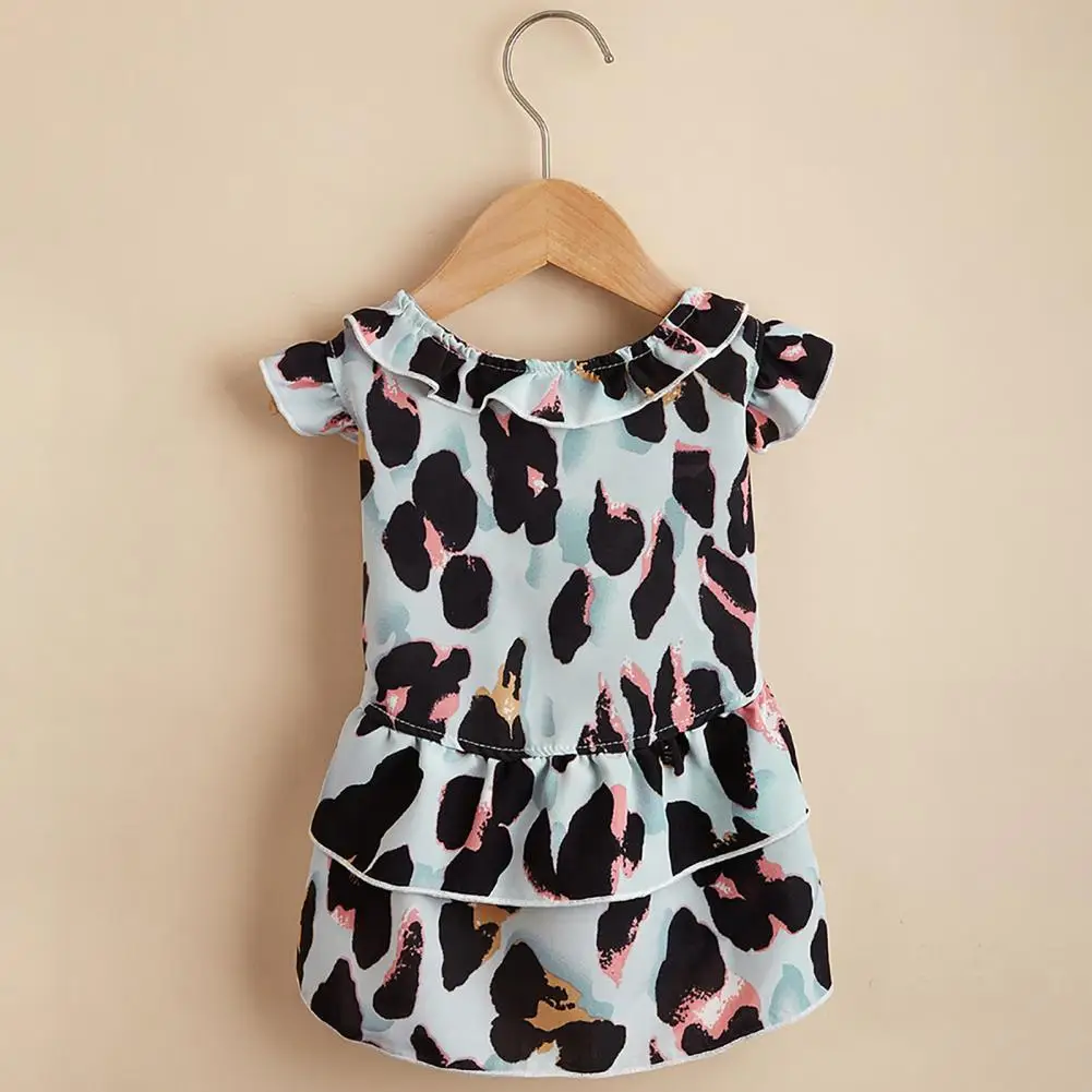 Платье для щенка красивое платье из полиэстера дышащее на бретельках маленьких