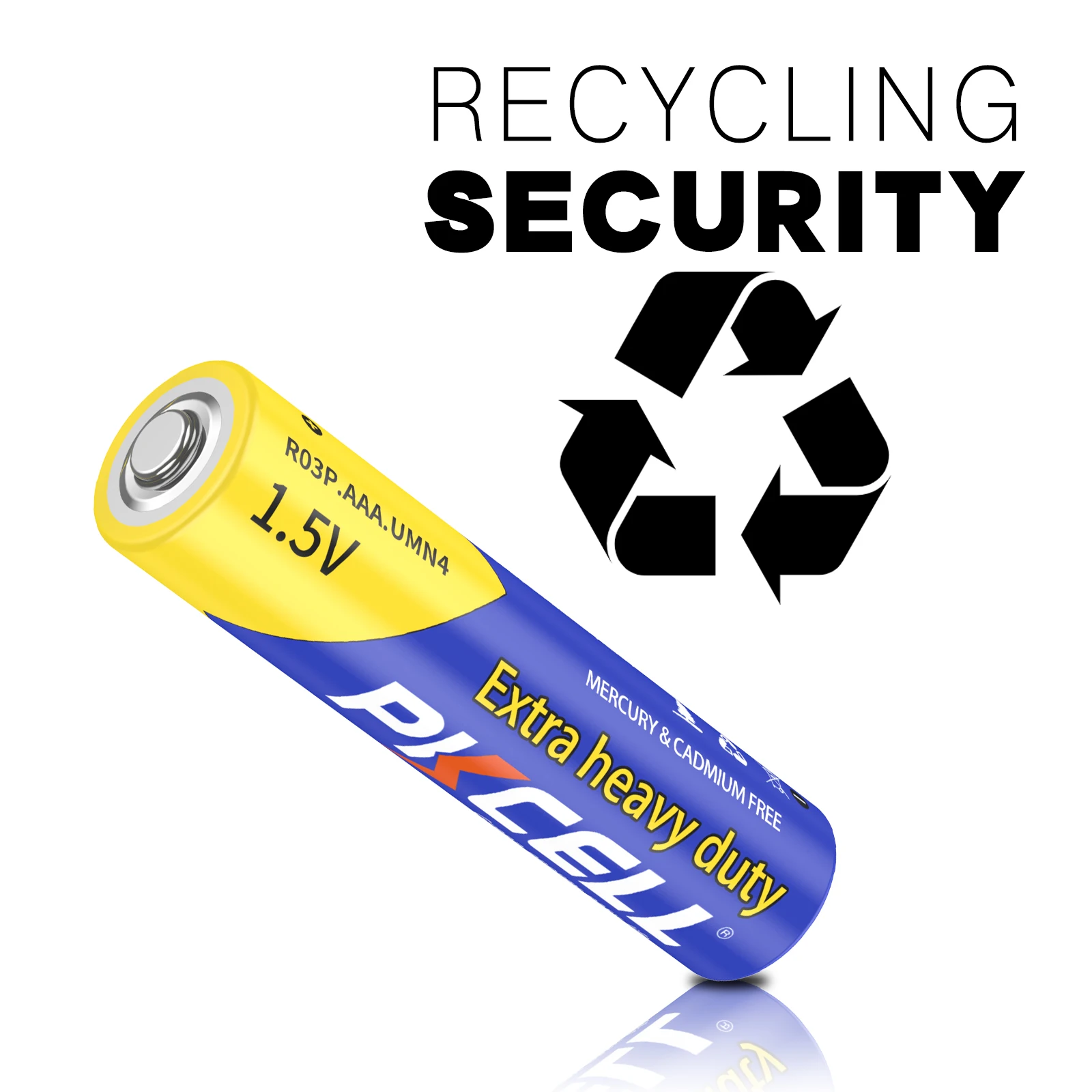 Батарейки AAA PKCELL R03P UM4 1 5 В 200 шт