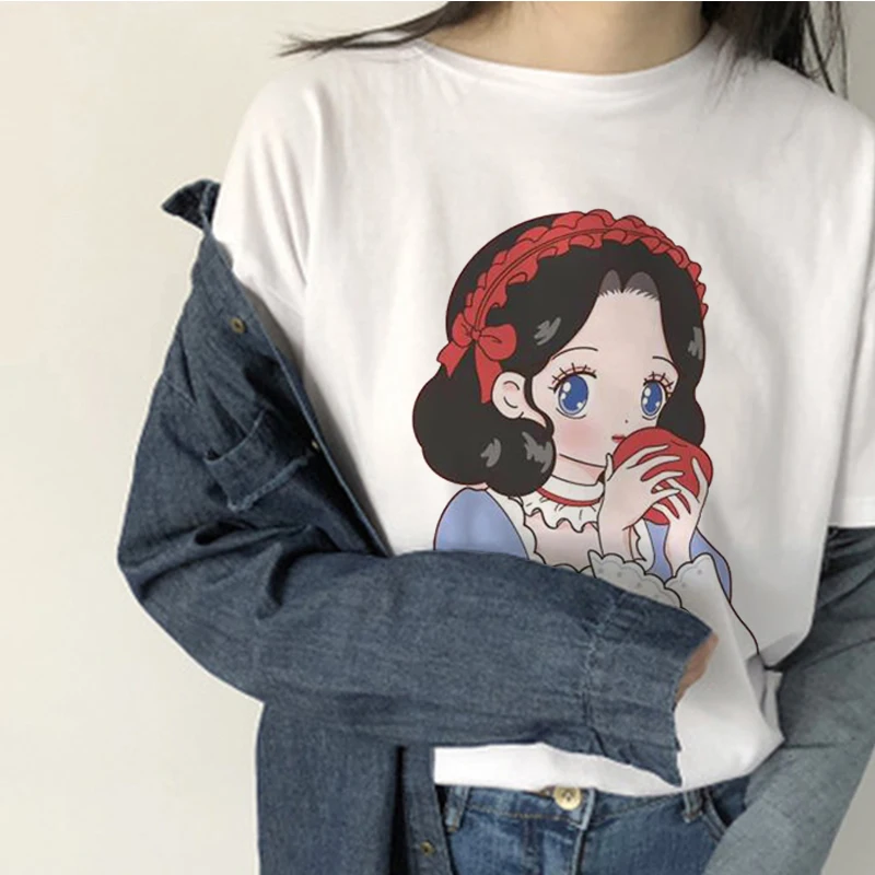 

Хлопковая футболка с коротким рукавом, круглым вырезом и принтом