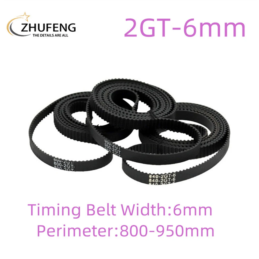 

3D Printer GT2 10mm Closed Loop Rubber 2GT Timing Belt Width 10mm Length 640 752 760 900 1000 3000 3600 mm