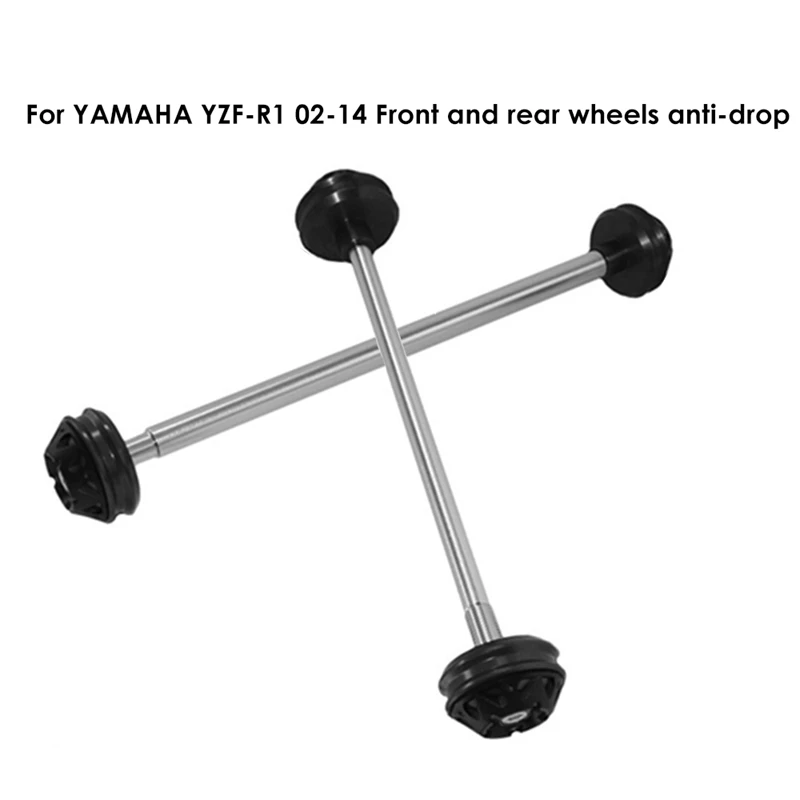 

Motorcycle Accessories Crash Axle Front Rear Wheel Fork Slider Protector For YAMAHA YZF-R1 2002-2014