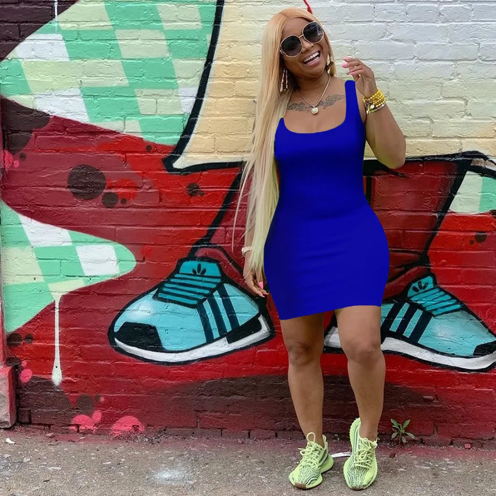 Летнее платье сексуальное повседневное облегающее для женщин мини-платье