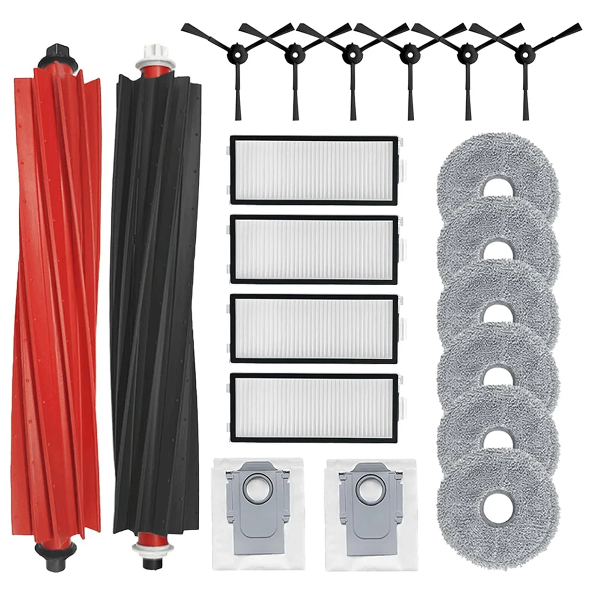 Для робота-пылесоса Roborock Qrevo Master /P10s Pro/V20 основная боковая щетка Hepa фильтр Швабра