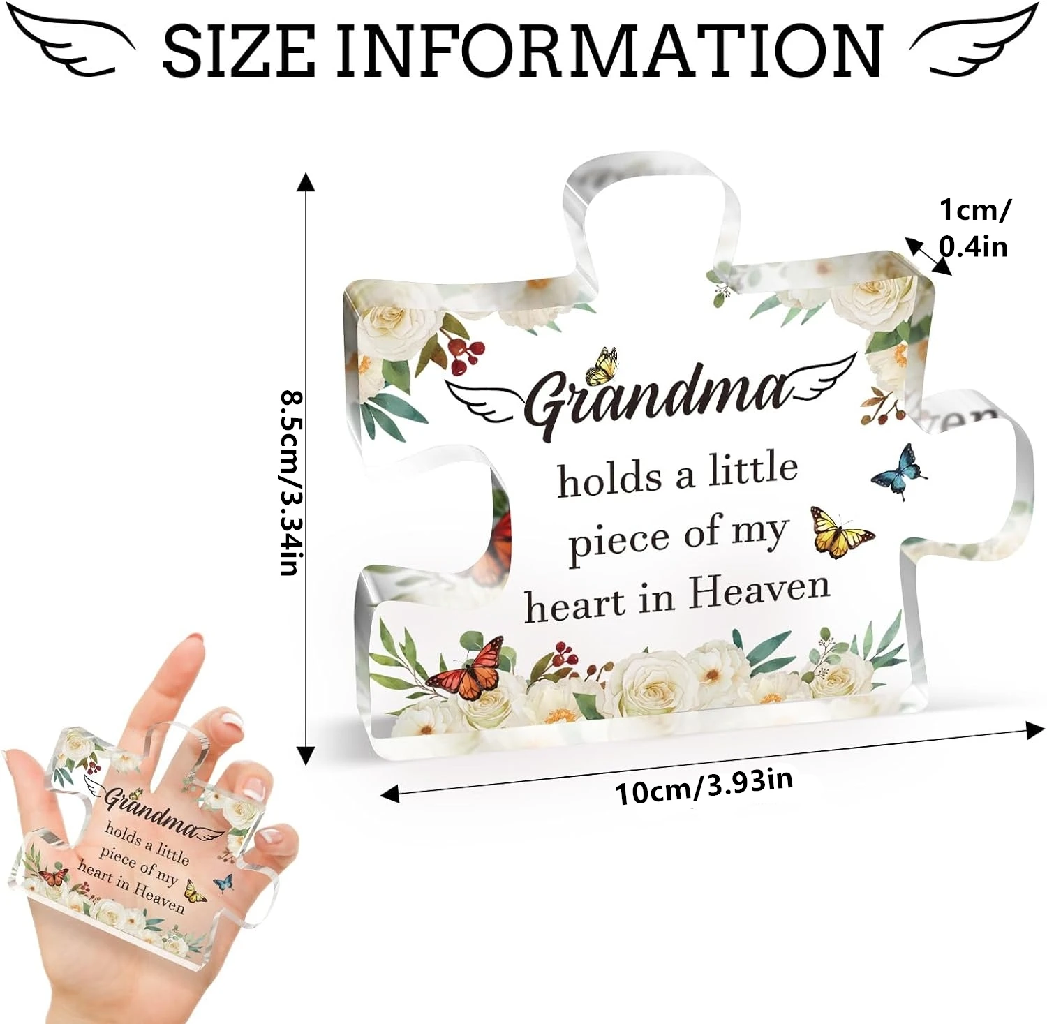 Подарки сочувствия за потерю бабушки памятные подарки акриловый пазл-зубной