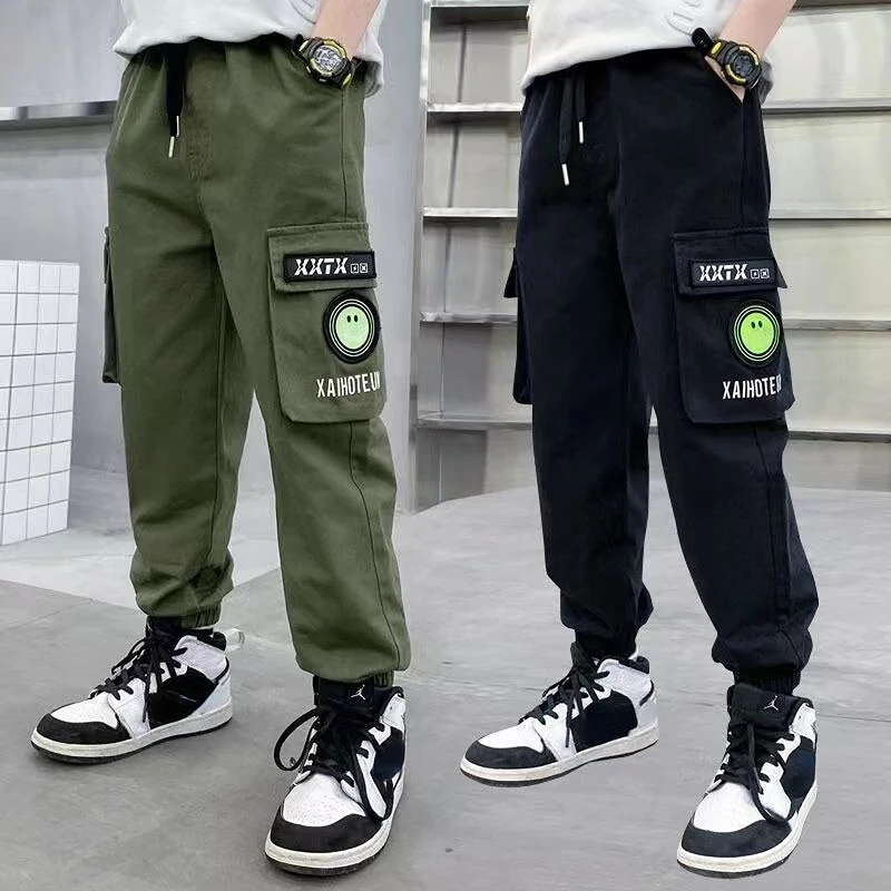 

Pants Korean Boys Children's Sports Pants Jogging And Sports Children's Casual Jogging Teenage Pants Spring School Autumn