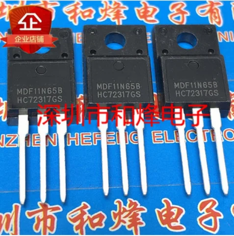 

Free shipping 50PCS MDF11N65B TO-220F 650V 11A