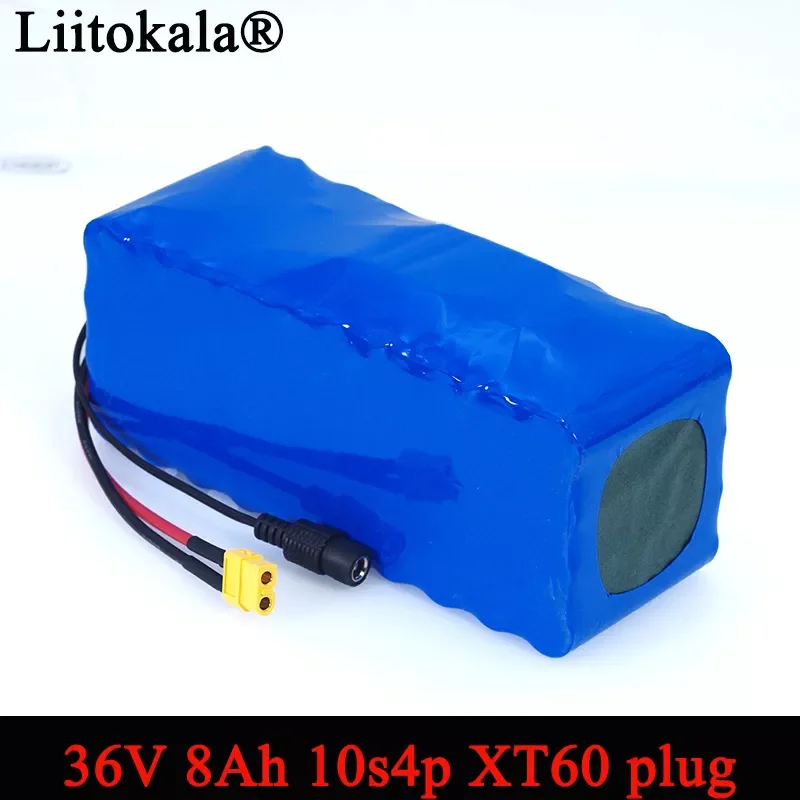 

2023New Liitokala 36V 8Ah 10S4P 18650 Rechargeable battery pack ,modified Bicycles,electric vehicle 42v Protection with BMS back