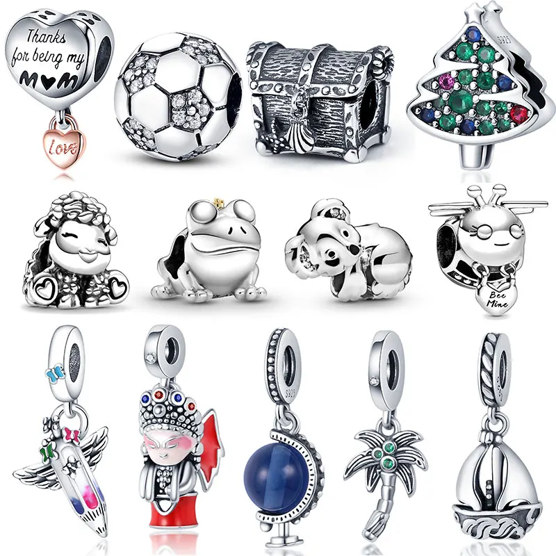 

Женский браслет из серебра 100% пробы, с овечкой